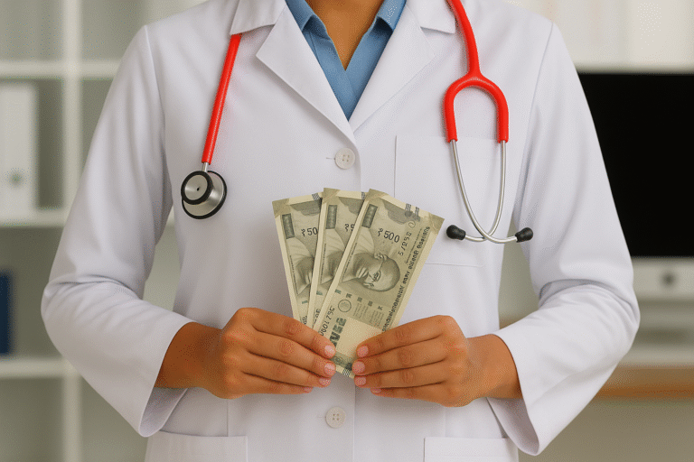 What’s the Real Salary of an MBBS Doctor in India (2025 Edition)
